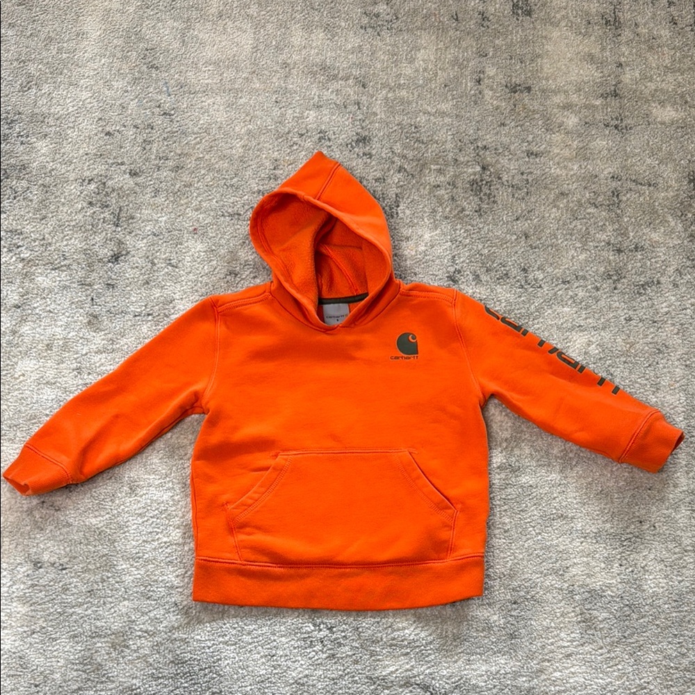 Carhartt Kids Orange sweatshirt Hoodie size 5